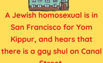 A Jewish homosexual is in San Francisco
