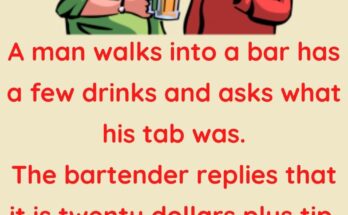 A man has a few drinks in a bar