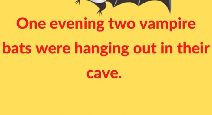 Two vampire bats were hanging out