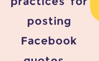 5 Best practices for posting Facebook quotes