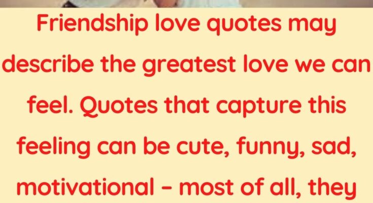 Friendship Love Quotes How Much You Care