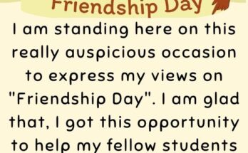 Friendship Speech 1