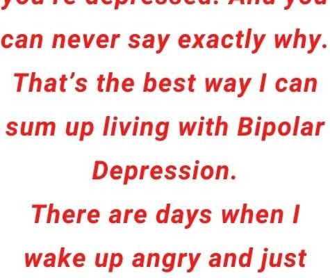 This Is Life With Bipolar Depression