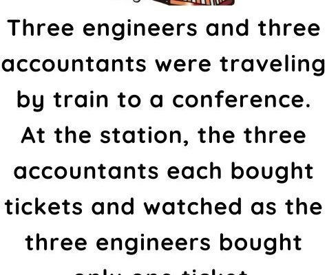 Three engineers and three accountants were traveling by train