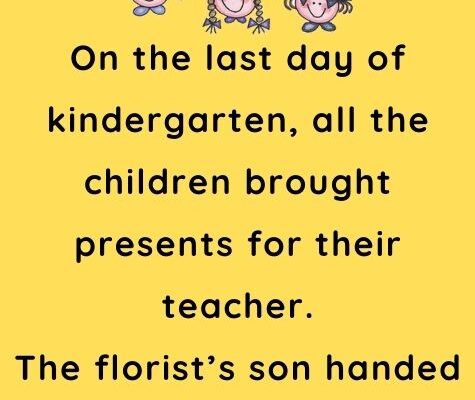 On the last day of kindergarten