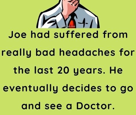 Joe was shocked and depressed