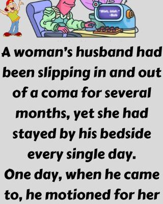 A woman’s husband had been slipping