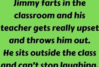 Jimmy farts in the classroom