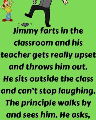 Jimmy farts in the classroom