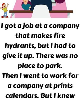 I got a job at a company