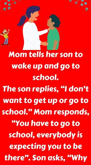Mom tells her son to wake up - Funny Humor Quotes Collection