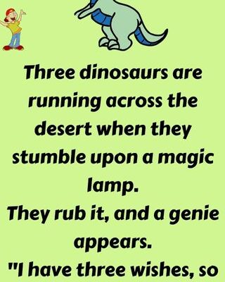 Three dinosaurs are running