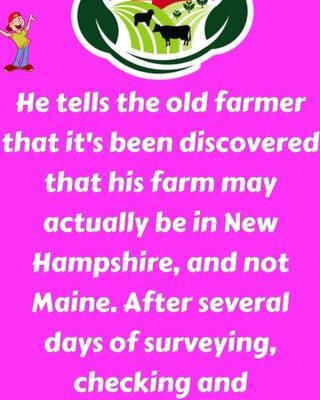 A state surveyor visits a Maine farm