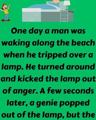 A man was waking along the beach