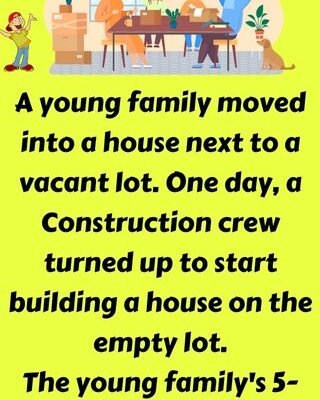 A young family moved into a house