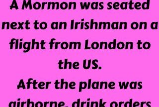 A flight from London to the US