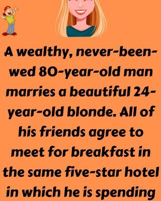 Man marries a beautiful 24-year-old blonde