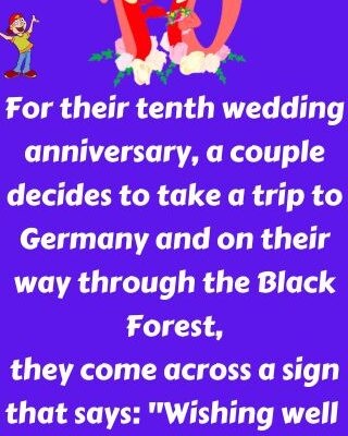 For their tenth wedding anniversary