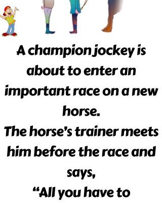 A champion jockey in important race