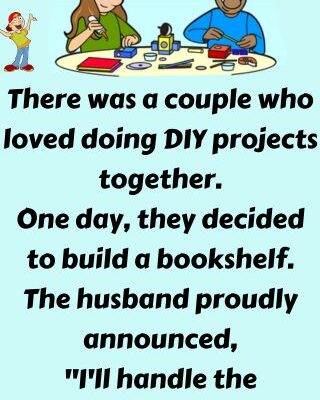 A couple who loved doing DIY projects together