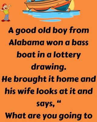 A bass boat in a lottery drawing